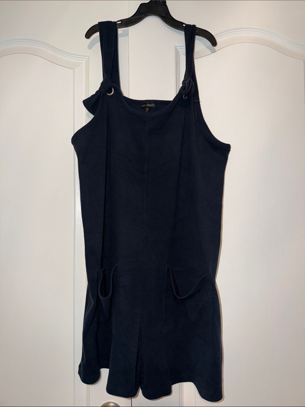 Coco + Carmen Hilarie super soft Navy Romper NEW size S/M